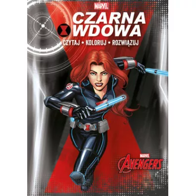 Czytaj, koloruj, rozwi�zuj. Marvel. Czarna Wdowa