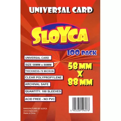 Sloyca Koszulki Universal Card 58 x 88 mm 100 szt.