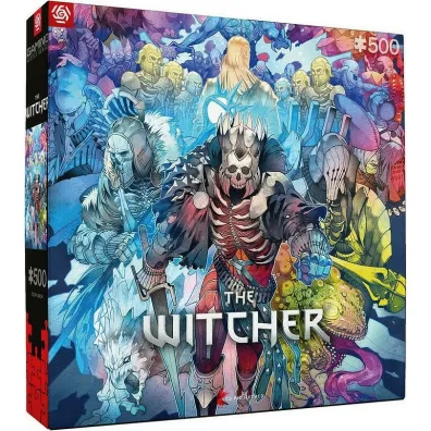 Puzzle 500 el. Gaming Puzzle: The Witcher Monster Faction Good Loot
