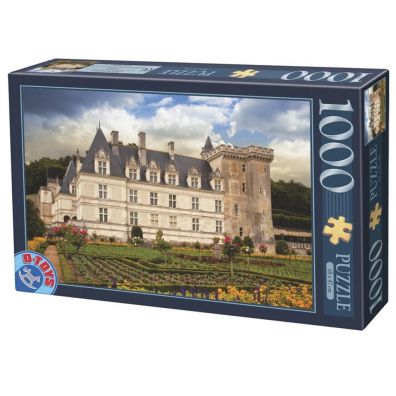 Puzzle 1000 el. Francja, Zamek Villandry D-Toys