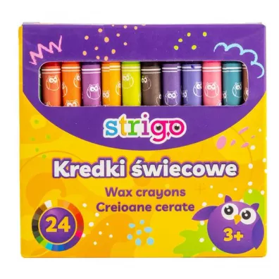 Strigo Kredki wiecowe 24 szt.