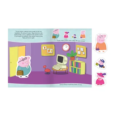 Peppa Pig. Przyklejam Odklejam. Oto nasz dom