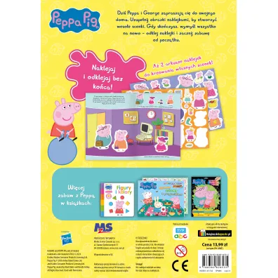 Peppa Pig. Przyklejam Odklejam. Oto nasz dom