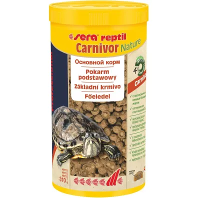 Sera Reptil Professional Carnivor Nature, granulat - gady, pokarm podstawowy 310 g
