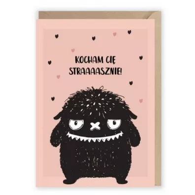 Cardie Kartka okoliczno�ciowa Kocham Ci� strasznie K027