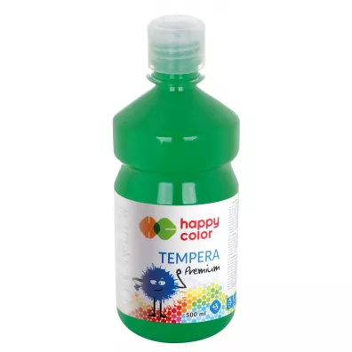 Happy Color Farba tempera Premium zielona 500 ml