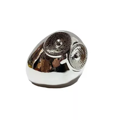 Adar Sowa srebrna ceramiczna 11cm