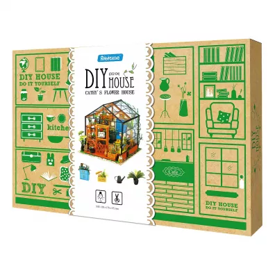 Sk�adany Drewniany Model LED - Szklarnia Nice-idea.pl