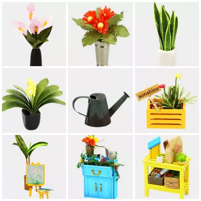 Sk�adany Drewniany Model LED - Szklarnia Nice-idea.pl