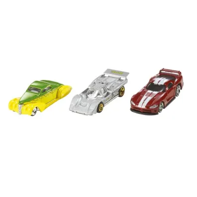 Hot Wheels. Samochodziki 3 sztuki Mattel