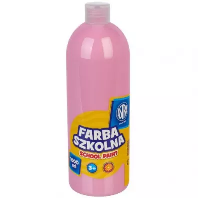 Astra Farba plakatowa butelka jasnor�owa 1000 ml