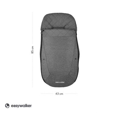 Easywalker piworek do wzka na zim Diamond Grey