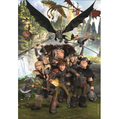 Puzzle 180 el. Super How To Train Your Dragon Clementoni