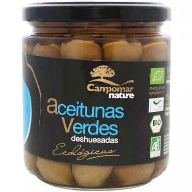 Campomar Nature Oliwki zielone bez pestek w zalewie 350 g Bio