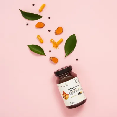 Aura Herbals Kurkuma BCM-95 + piperyna suplement diety 60 kaps.
