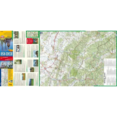 Beskid Niski laminowana mapa turystyczna 1:70 000