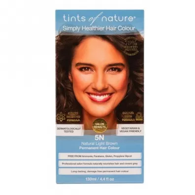Tints of nature Naturalna farba do wosw  - 5N Naturalny jasny brz 130 ml