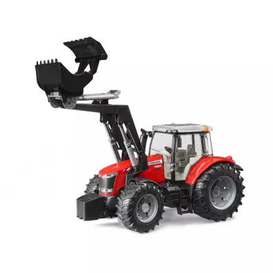 Traktor Massey Ferguson 7600 z �adowark� Bruder