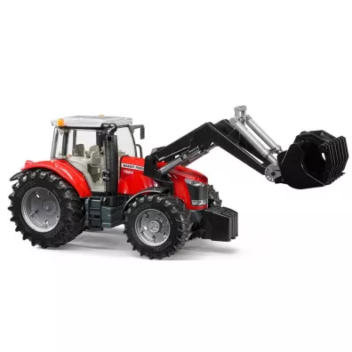 Traktor Massey Ferguson 7600 z �adowark� Bruder