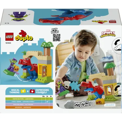LEGO DUPLO Dinozaur Spidey-Rex i Zielony Goblin 10463
