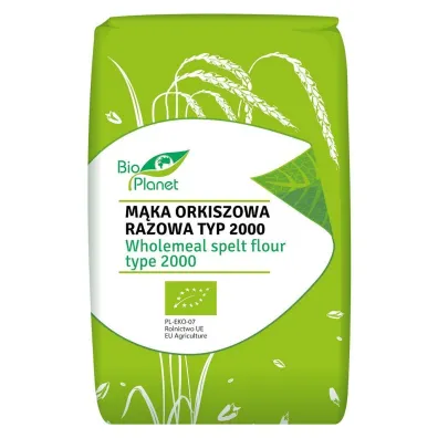 Bio Planet M�ka orkiszowa razowa typ 2000 500 g Bio