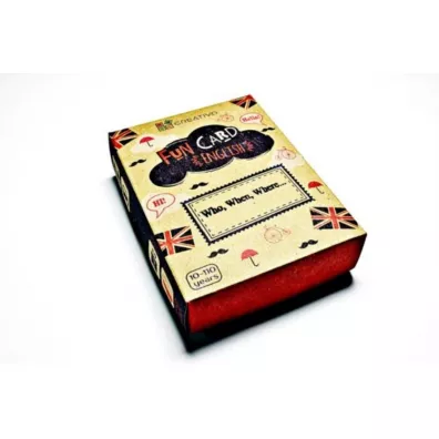 Fun Card English Who, When, Where… - Pawe� Dwornik