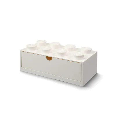 Szufladka na biurko klocek LEGO Brick 8 Bia�a