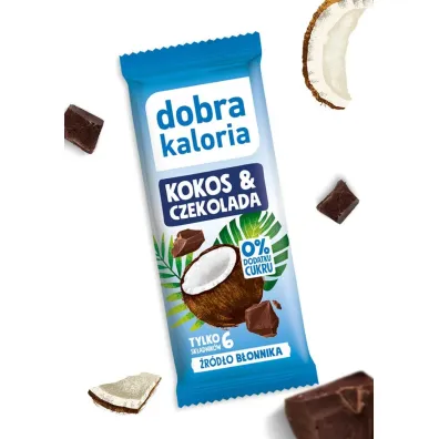 Dobra Kaloria Baton kokos i czekolada 33 g