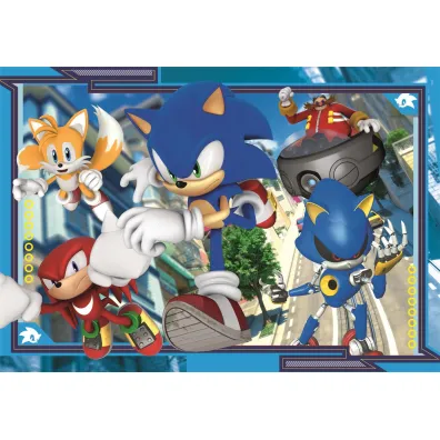 Puzzle 180 el. SuperColor. Sonic Clementoni