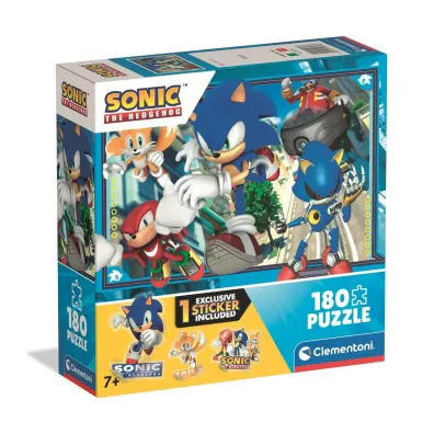 Puzzle 180 el. SuperColor. Sonic Clementoni