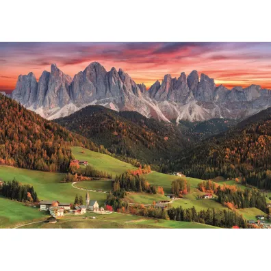 Puzzle 2000 el. HQ Val di Funes Clementoni