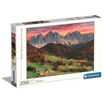 Puzzle 2000 el. HQ Val di Funes Clementoni