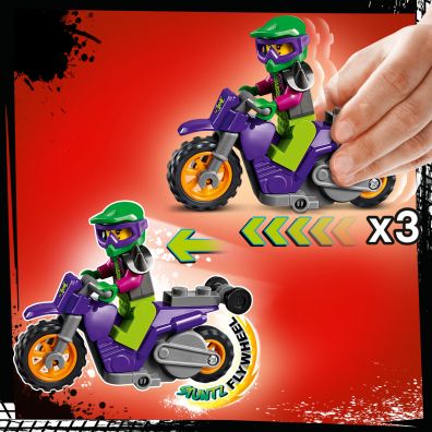 LEGO City Wheelie na motocyklu kaskaderskim 60296