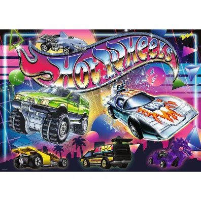 Puzzle 500 el. Hot Wheels: Lata 80-te Trefl