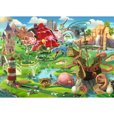 Puzzle 500 el. 2D Park rozrywki Ravensburger