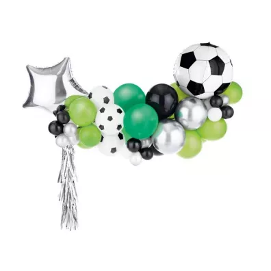 PartyDeco Girlanda balonowa Pi�ka 150x126 cm