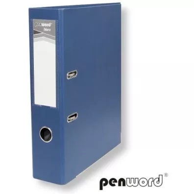 Penword Segregator A4 z okuciem granatowy 7,5cm