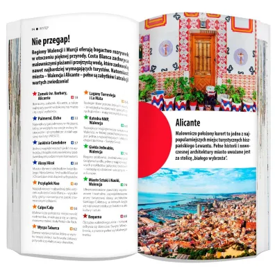 Alicante Walencja Costa Blanca i Murcja light przewodnik + mapa