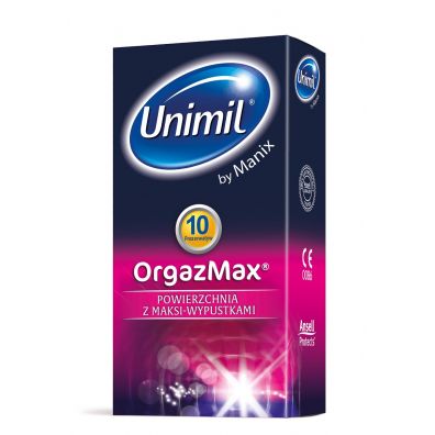 Unimil OrgazMax lateksowe prezerwatywy 10 szt.