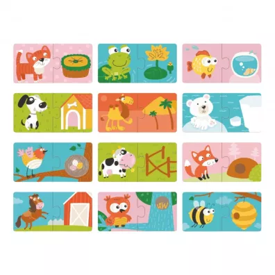 Puzzle Duo Gdzie yj zwierzta Dodo