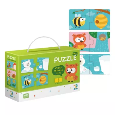 Puzzle Duo Gdzie yj zwierzta Dodo