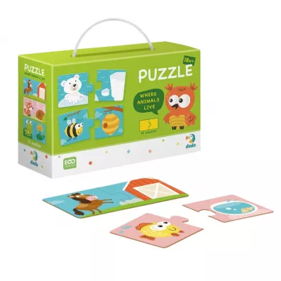 Puzzle Duo Gdzie yj zwierzta Dodo