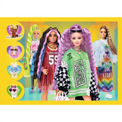 Puzzle 4w1 - Weso�y �wiat Barbie (35+48+54+70 el.) Trefl
