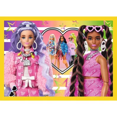 Puzzle 4w1 - Weso�y �wiat Barbie (35+48+54+70 el.) Trefl