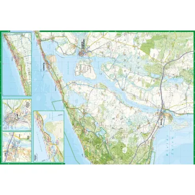 Wyspa Wolin 1:50 000 Woli�ski Park Narodowy mapa turystyczna laminat 2024