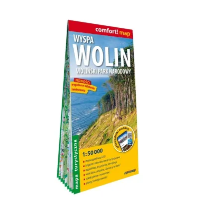 Wyspa Wolin 1:50 000 Woli�ski Park Narodowy mapa turystyczna laminat 2024