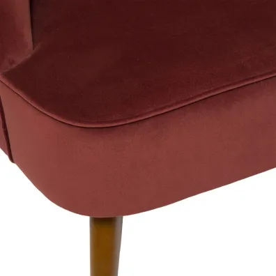 Atmosphera Fotel Naova Velvet Terracotta