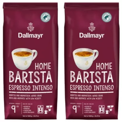 Dallmayr Kawa ziarnista Home Barista Espresso Intenso Zestaw 2 x 1 kg