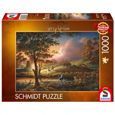 Puzzle 1000 el. PQ Terry Redlin �niwa w blasku s�o�ca Schmidt