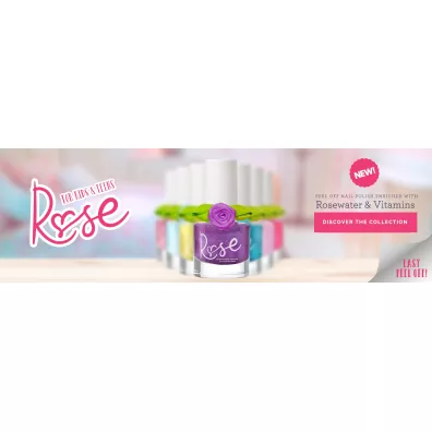Snails Lakier do paznokci dla dzieci rose peel-off - i'm basic